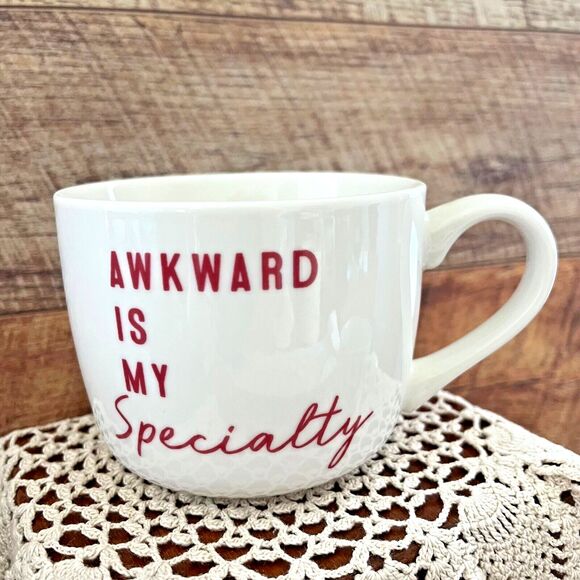 Fun Awkward Coffee Mug by Opal House - Picture 2 of 9